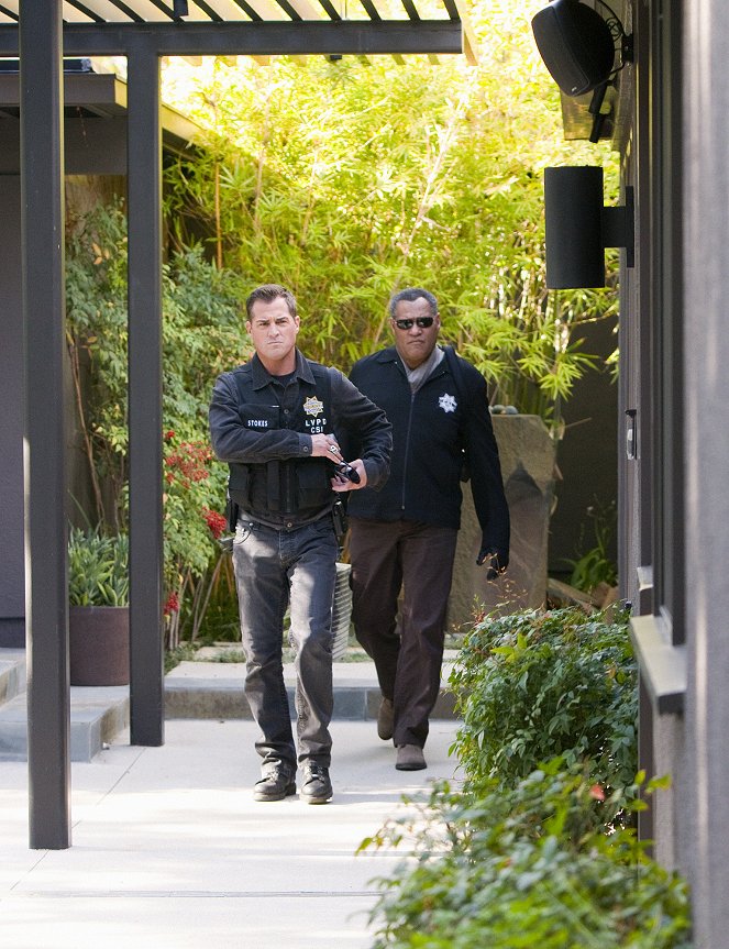 CSI: Crime Scene Investigation - Season 11 - Hitting for the Cycle - Photos - George Eads, Laurence Fishburne