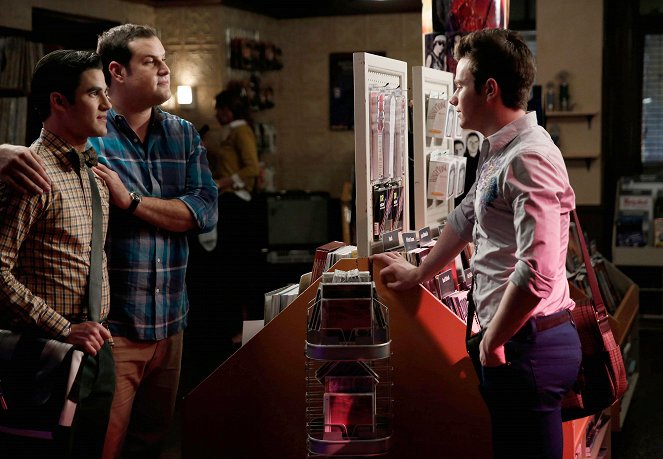 Glee - Postrzępiony gobelin - Z filmu - Darren Criss, Max Adler, Chris Colfer