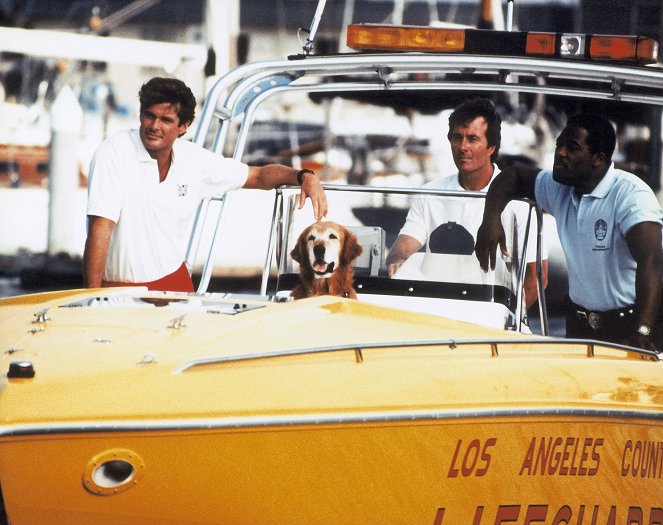 Baywatch - Die Rettungsschwimmer von Malibu - Ein Hund im Wasser - Filmfotos - David Hasselhoff, Tom McTigue, Gregory Alan Williams