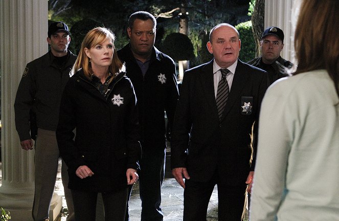 CSI: A helyszínelők - A menyasszony apja - Filmfotók - Marg Helgenberger, Laurence Fishburne, Paul Guilfoyle