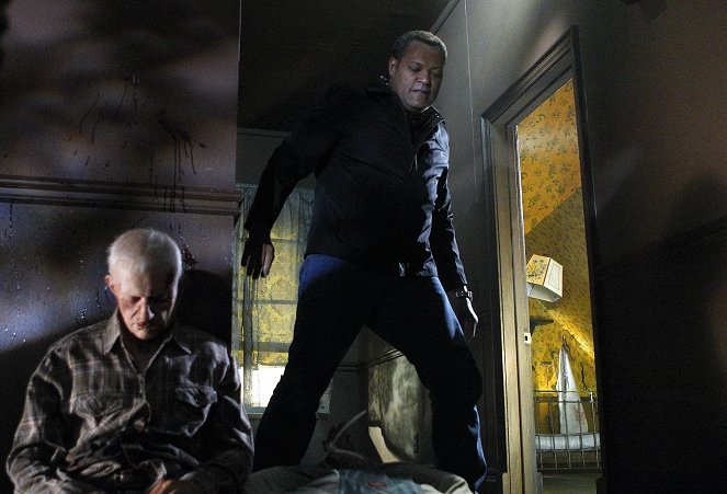 CSI: A helyszínelők - Egy sötét házban - Filmfotók - Raymond J. Barry, Laurence Fishburne