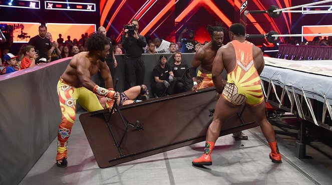 WWE Extreme Rules - Photos - Austin Watson, Kofi Sarkodie-Mensah