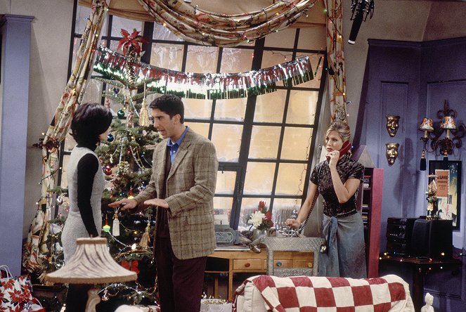 Friends - Season 2 - Heiße Weihnacht - Filmfotos - David Schwimmer, Jennifer Aniston