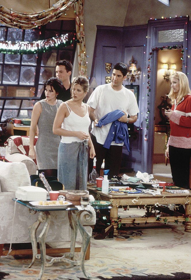 Friends - The One with Phoebe's Dad - Van film - Courteney Cox, Jennifer Aniston, Matthew Perry, David Schwimmer, Lisa Kudrow