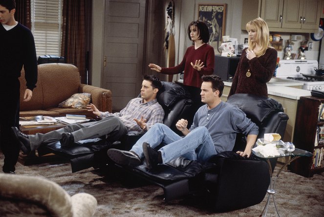 Friends - Season 2 - The One Where Ross and Rachel... You Know - Photos - Matt LeBlanc, Courteney Cox, Matthew Perry, Lisa Kudrow