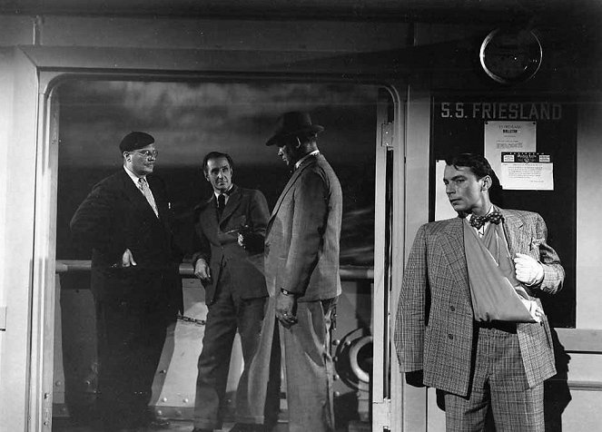 Pursuit to Algiers - Filmfotók - Rex Evans, Basil Rathbone, William 'Wee Willie' Davis, Martin Kosleck