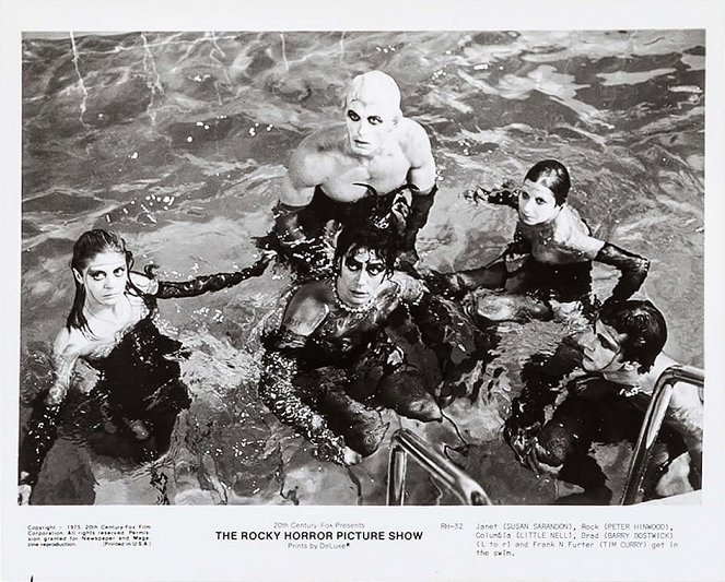 The Rocky Horror Picture Show - Cartes de lobby - Susan Sarandon, Peter Hinwood, Tim Curry, Nell Campbell, Barry Bostwick
