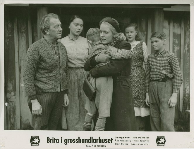 Brita i grosshandlarhuset - Lobby Cards - Carl Ström, Linnéa Hillberg, Eva Dahlbeck