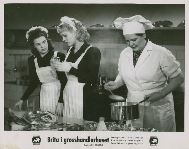 Brita i grosshandlarhuset - Lobby Cards - Anna-Greta Krigström, Eva Dahlbeck, Astrid Bodin