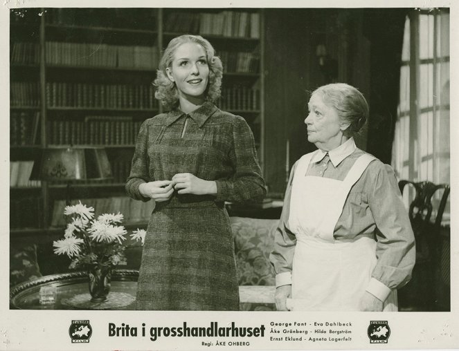 Brita i grosshandlarhuset - Fotocromos - Eva Dahlbeck, Hilda Borgström