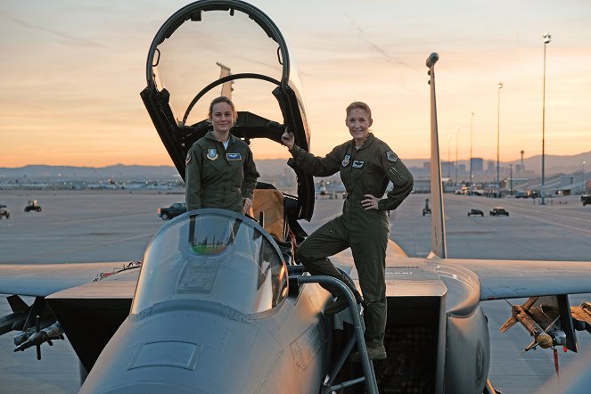 Captain Marvel - Z nakrúcania - Brie Larson