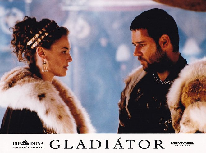 Gladiator - Cartes de lobby - Connie Nielsen, Russell Crowe
