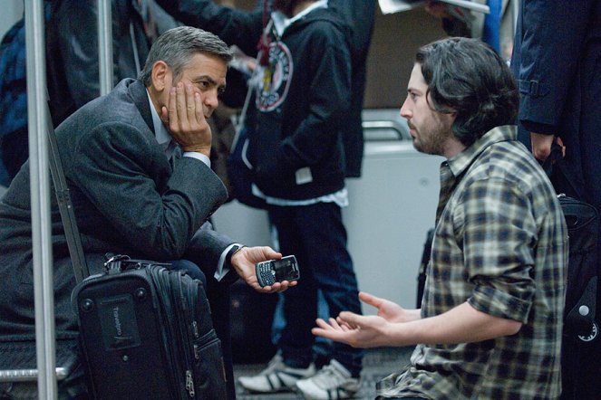 Up in the Air - Dreharbeiten - George Clooney, Jason Reitman