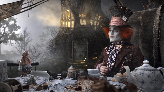 Alice no País das Maravilhas - Do filme - Mia Wasikowska, Johnny Depp