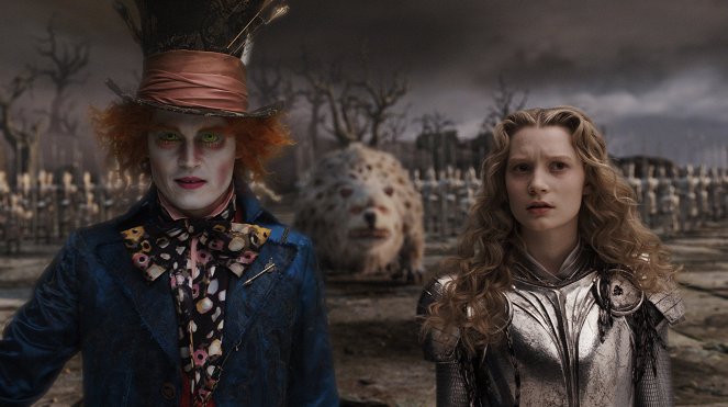 Alice no País das Maravilhas - Do filme - Johnny Depp, Mia Wasikowska