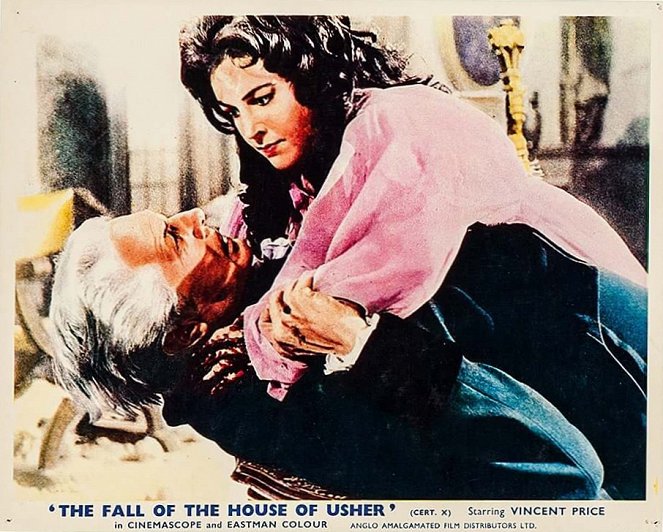 The Fall of the House of Usher - Lobby Cards - Vincent Price, Myrna Fahey