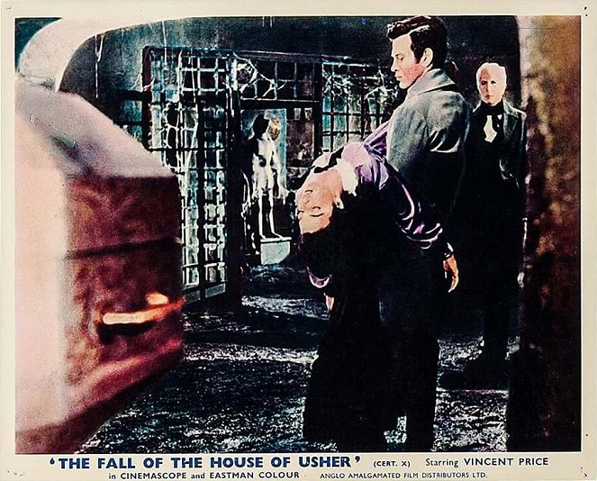 The Fall of the House of Usher - Lobby Cards - Myrna Fahey, Mark Damon, Vincent Price