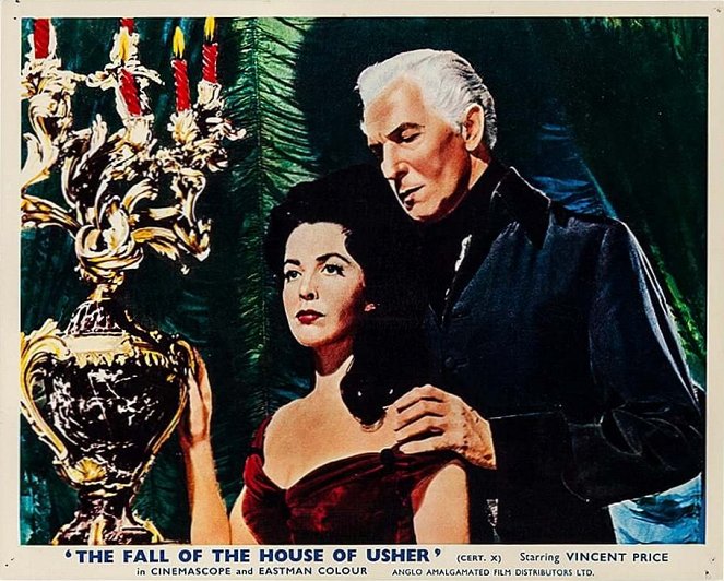 House of Usher - Lobbykaarten - Myrna Fahey, Vincent Price