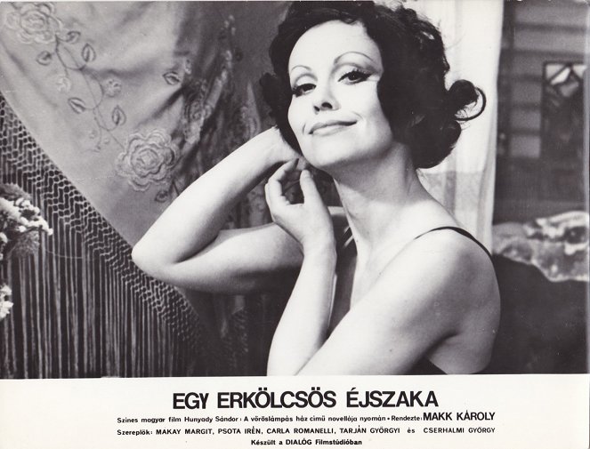 Egy erkölcsös éjszaka - Cartões lobby