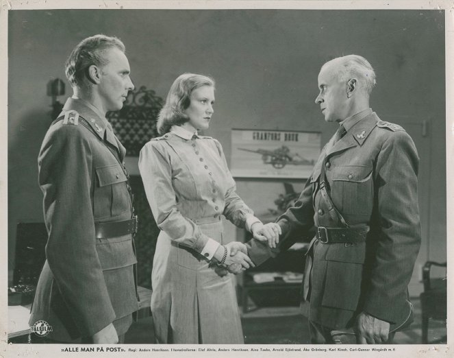 Everybody at His Station - Lobby Cards - Arnold Sjöstrand, Aino Taube, Anders Henrikson