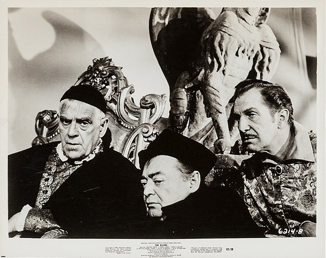 Korppi - Mainoskuvat - Boris Karloff, Peter Lorre, Vincent Price