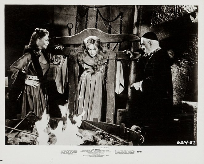 Le Corbeau - Cartes de lobby - Hazel Court, Olive Sturgess, Boris Karloff