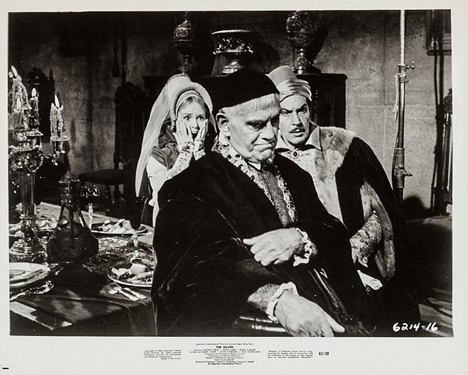 Korppi - Mainoskuvat - Olive Sturgess, Boris Karloff, Vincent Price