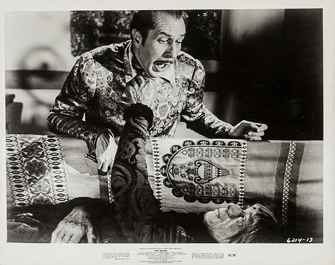 Le Corbeau - Cartes de lobby - Vincent Price, Dick Johnstone