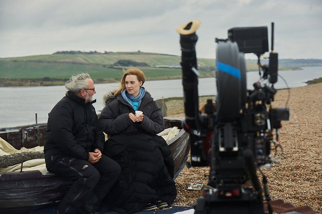 Sur la plage de Chesil - Tournage