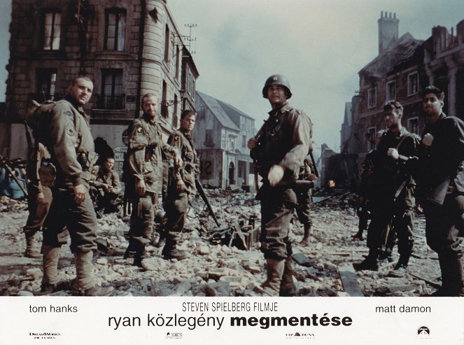O Resgate do Soldado Ryan - Cartões lobby - Tom Sizemore, Matt Damon, Tom Hanks, Adam Goldberg