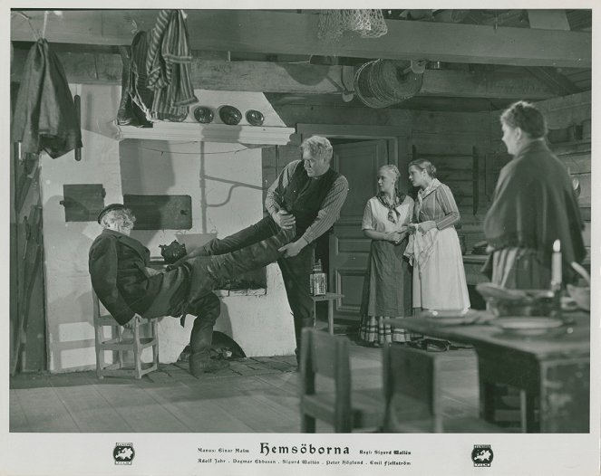 Hemsöborna - Fotocromos - Emil Fjellström, Adolf Jahr