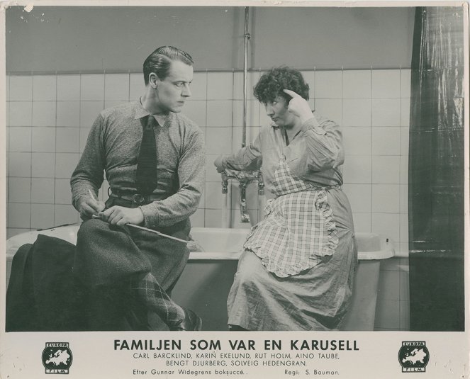 Familjen som var en karusell - Cartes de lobby - Bengt Djurberg, Rut Holm