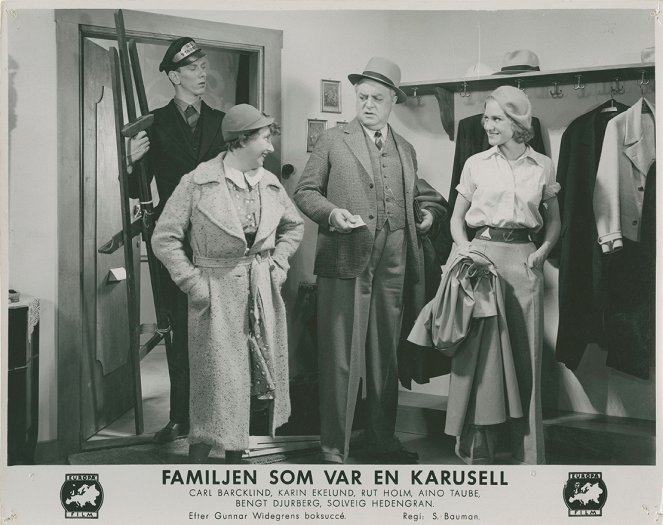 Familjen som var en karusell - Lobbykaarten - Carl Reinholdz, Rut Holm, Carl Barcklind, Aino Taube