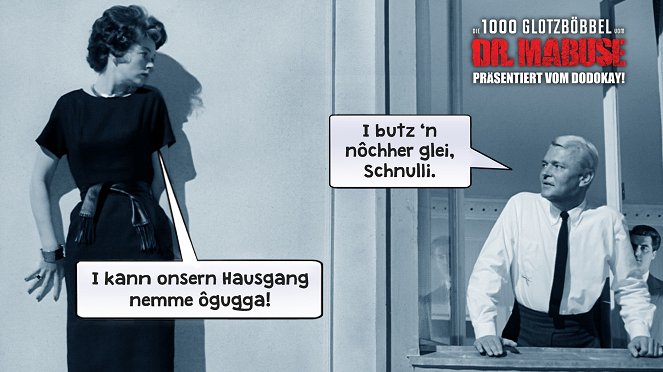 Die 1000 Glotzböbbel vom Dr. Mabuse - Fotocromos
