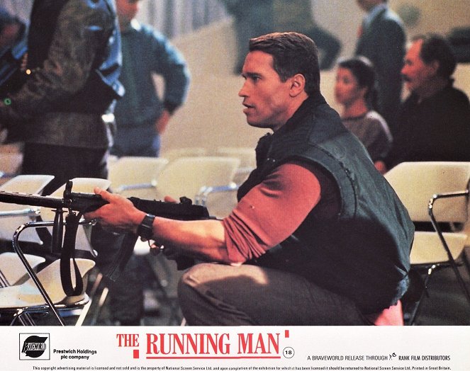 The Running Man - Lobbykaarten - Arnold Schwarzenegger