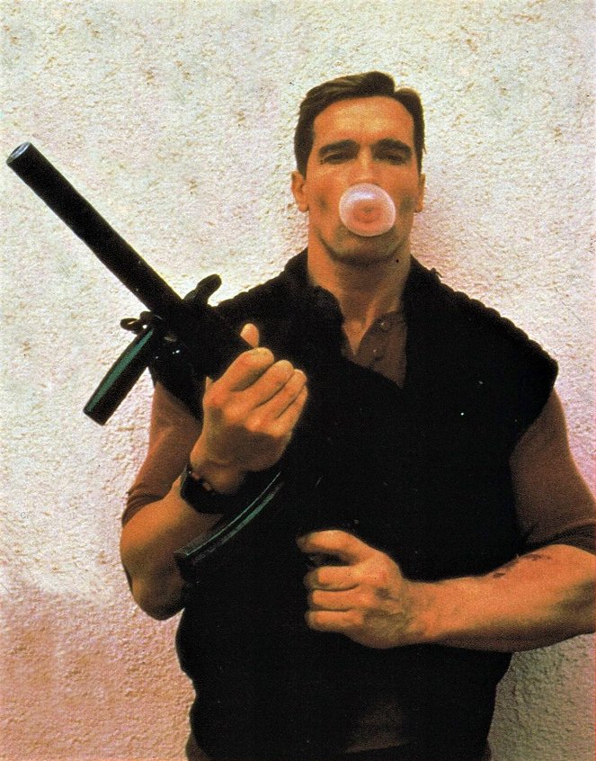 Muž na úteku - Z nakrúcania - Arnold Schwarzenegger
