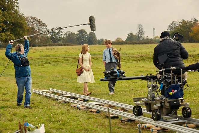 Sur la plage de Chesil - Tournage