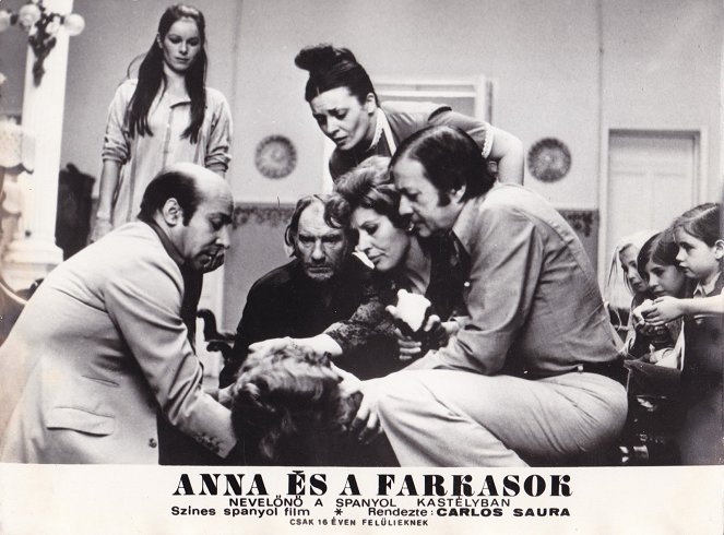 Ana y los lobos - Cartões lobby - Geraldine Chaplin, José María Prada, Fernando Fernán Gómez, Charo Soriano