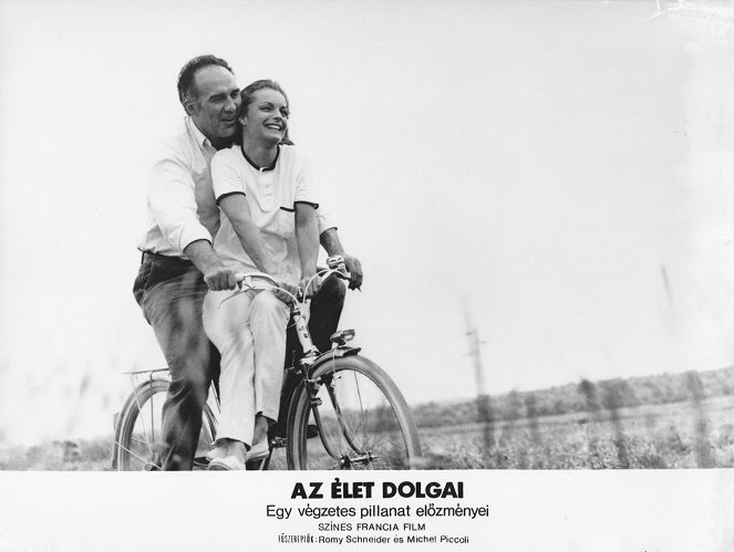 Die Dinge des Lebens - Lobbykarten - Michel Piccoli, Romy Schneider