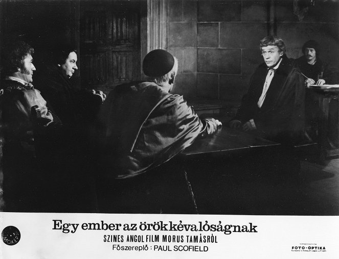 Oto jest głowa zdrajcy - Lobby karty - Nigel Davenport, Leo McKern, Paul Scofield, John Hurt