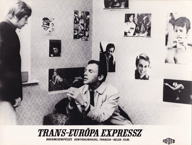Trans-Europ-Express - Cartões lobby - Jean-Louis Trintignant
