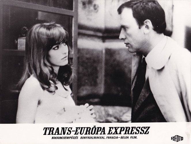 Trans-Europ-Express - Lobby karty - Marie-France Pisier, Jean-Louis Trintignant