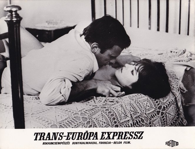 Trans-Europ-Express - Lobbykarten - Jean-Louis Trintignant, Marie-France Pisier