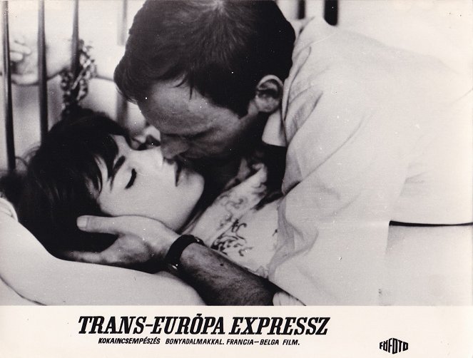 Trans-Europ Express - pikajuna - Mainoskuvat - Marie-France Pisier, Jean-Louis Trintignant