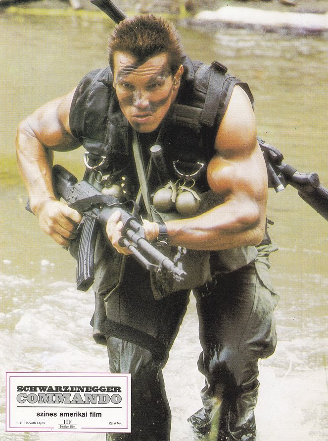 Phantom-Kommando - Lobbykarten - Arnold Schwarzenegger
