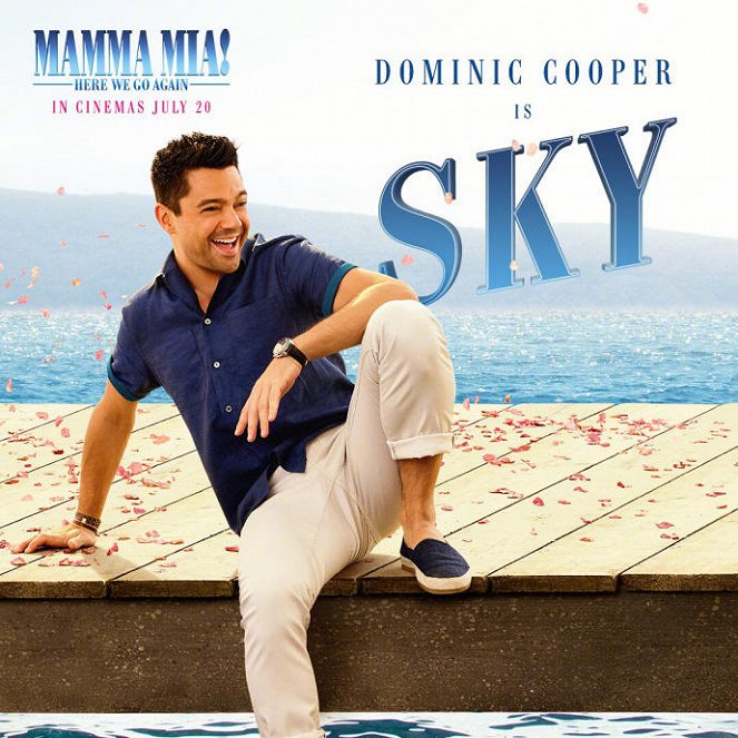 Mamma Mia! Una y otra vez - Promoción - Dominic Cooper