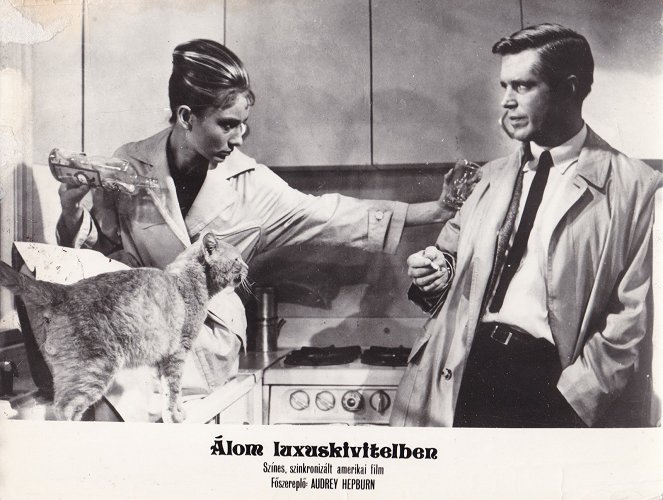 Aamiainen Tiffanylla - Mainoskuvat - kocour Orangey, Audrey Hepburn, George Peppard