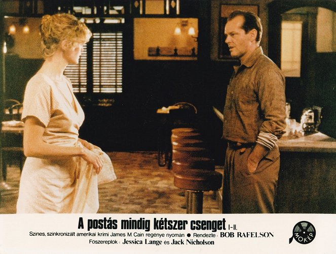 El cartero siempre llama dos veces - Fotocromos - Jessica Lange, Jack Nicholson