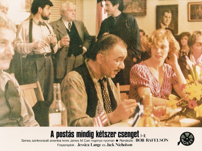 O Carteiro Toca Sempre Duas Vezes - Cartões lobby - John Colicos, Jessica Lange