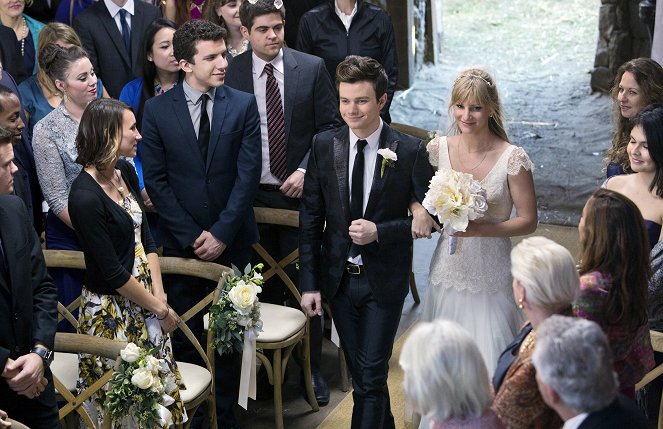 Glee - Sztárok leszünk! - Season 6 - A Wedding - Filmfotók - Chris Colfer, Heather Morris